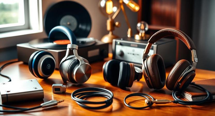 Vintage headphones