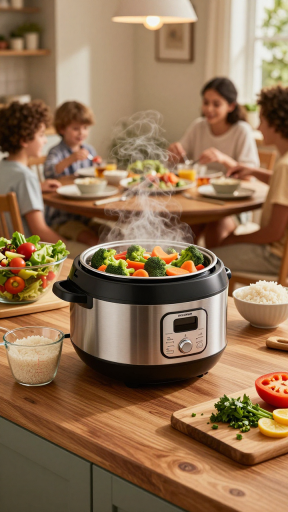 4. BLACK+DECKER 16-Cup Rice Cooker — Best for Large Families