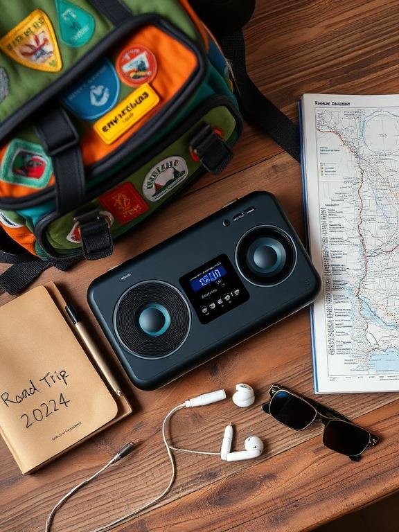 6. ENVYCLOUD Portable CD Player with Dual Stereo Speakers — Best Budget Travel Companion