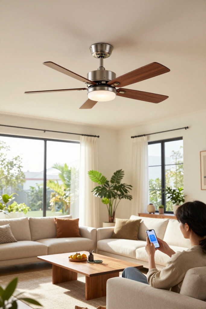 1. Hunter Aerodyne Indoor Smart Fan — Best Overall