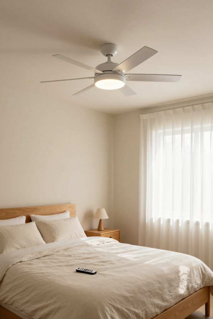 2. Amico 42-Inch Low Profile Ceiling Fan with Light — Best Budget-Friendly Pick